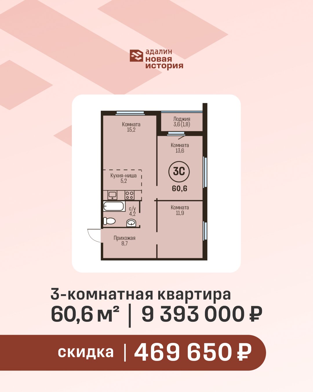 Скидка 5% на старте продаж — слайд 5